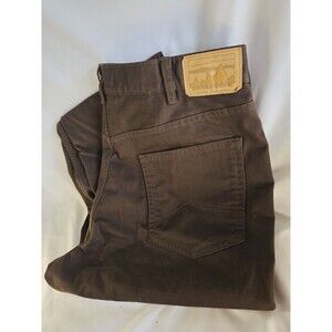Patagonia Mens Pants Size 36 Brown Canvas Workwear NWOT Stain See Photos